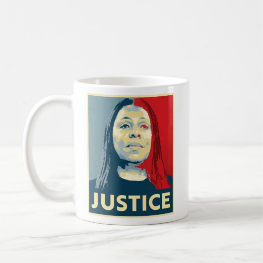 JUSTIZ: Letitia James Kaffeetasse (Links)