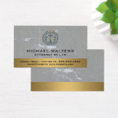 Justiz-Logo | Marmor und Gold Hintergrund (Schreibtisch)