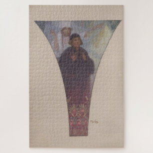 Justiz - Master Jan Hus von Alphonse Mucha Puzzle