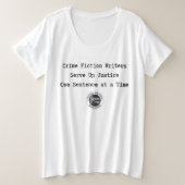Justiz-Plus-Shirt Große Größe T-Shirt (Design vorne)