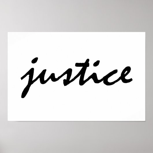 Justiz Poster (Vorne)