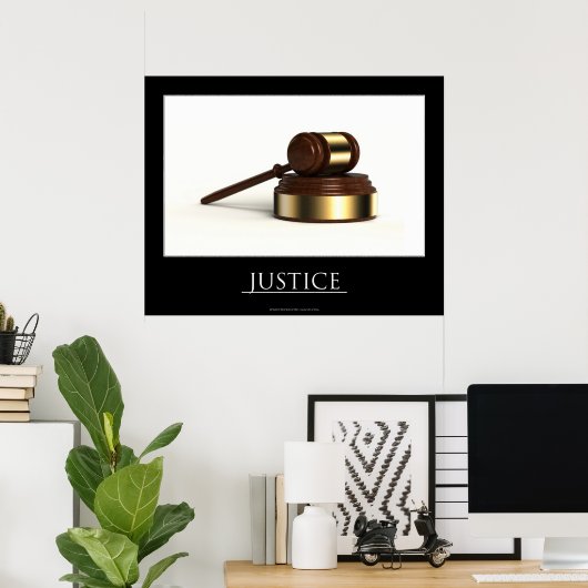 Justiz Poster (Heimbüro)