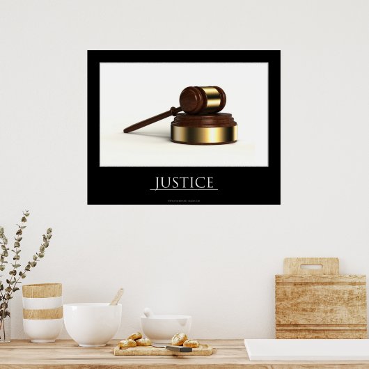 Justiz Poster (Küche)
