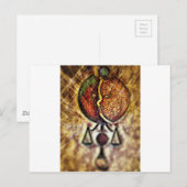 Justiz Postkarte (Vorne/Hinten)