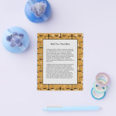 Justiz Symbol Balanced Scales Golden Glitzer Flyer (Einzeln)