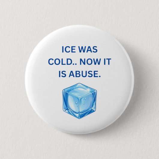 Justiz- und Rechenschaftspflicht-Button — ICE Mens Button (Vorderseite)