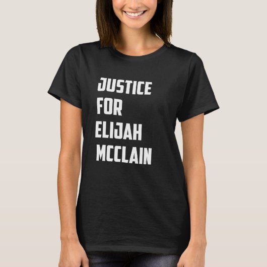 JUSTIZ VON ELIJAH MCCLAIN T-Shirt (Vorderseite)