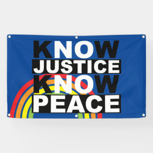 JUSTIZ WISSEN FRIEDEN BANNER