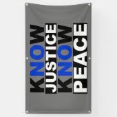 JUSTIZ WISSEN FRIEDEN BANNER (Vertikal)