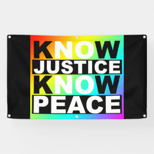 JUSTIZ WISSEN FRIEDEN BANNER