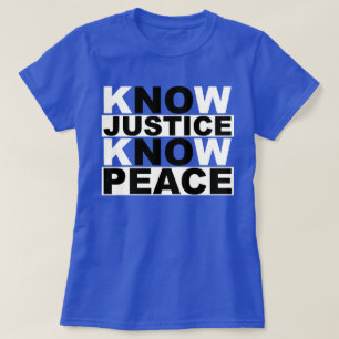 JUSTIZ WISSEN FRIEDEN T-Shirt