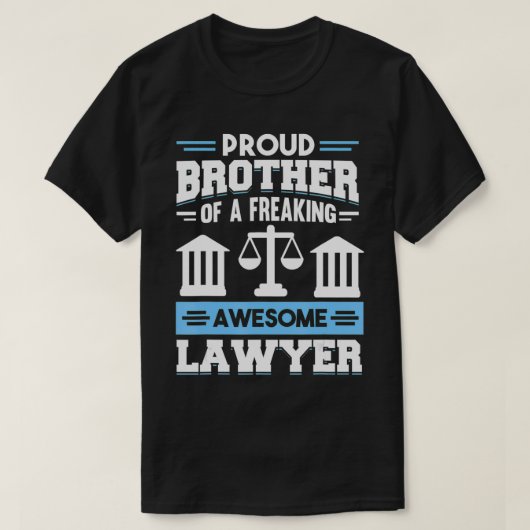 Justizanwalt Jurist Ankläger Paralega T-Shirt (Design vorne)