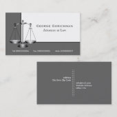 Justizbarometer Visitenkarte (Vorne/Hinten)