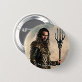 Justizbehörde| Aquaman auf dem Schlachtfeld Button (Vorne & Hinten)