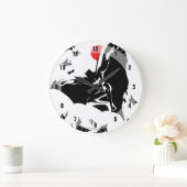 Justizbehörde| Batman in Cloud of Bats Pop Art Große Wanduhr (Zuhause)