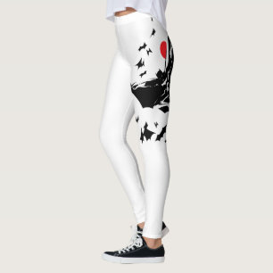 Justizbehörde  Batman in Cloud of Bats Pop Art Leggings