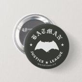 Justizbehörde| Batman Retro Bat Emblem Button (Vorne & Hinten)