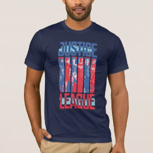 Justizbehörde Blue & Red Group Pop Art T-Shirt