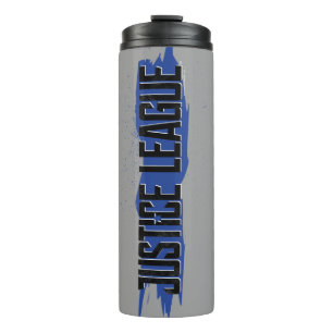 Justizbehörde  Blue Stroke Justice League Logo Thermosbecher