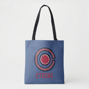 Justizbehörde  Brush & Halftone Cyborg Symbol Tasche