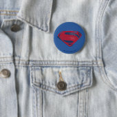 Justizbehörde| Brush & Halftone Superman Symbol Button (Beispiel)