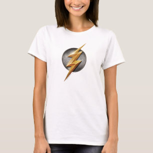 Justizbehörde  Das metallische Blitzsymbol T-Shirt