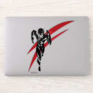 Justizbehörde  Flash Running Noir Pop Art Aufkleber