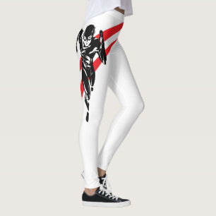 Justizbehörde Flash Running Noir Pop Art Leggings