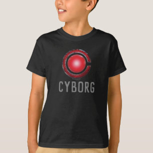 Justizbehörde Glühendes Cyborg - Symbol T-Shirt