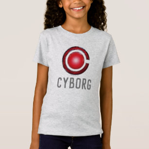 Justizbehörde Glühendes Cyborg - Symbol T-Shirt