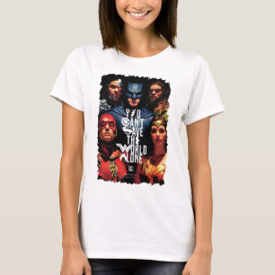 Justizbehörde  Man kann die Welt nicht allein Rett T-Shirt