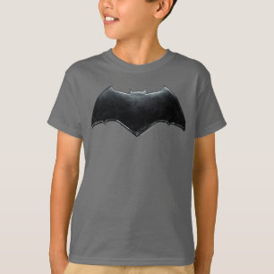 Justizbehörde Metallisches Batman-Symbol T-Shirt