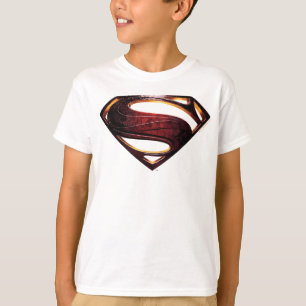 Justizbehörde Metallisches Superman-Symbol T-Shirt
