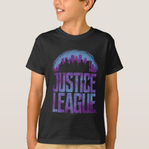 Justizbehörde Silhouette der Gerechtigkeitsliga T-Shirt