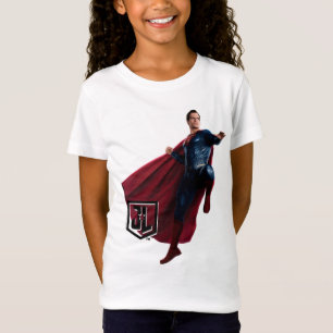 Justizbehörde Supermann auf Schlachtfeld T-Shirt