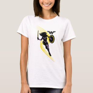 Justizbehörde Symbol für die Silhouette der Fra T-Shirt