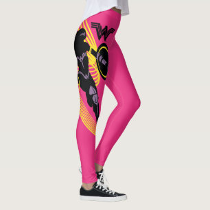 Justizbehörde Symbol für die Silhouette der Frau Leggings