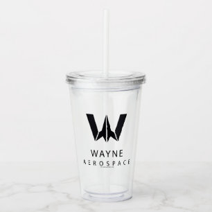 Justizbehörde  Wayne Aerospace Logo Acryltrinkbecher