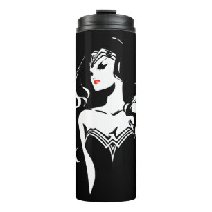 Justizbehörde  Woman Noir Pop Art Thermosbecher