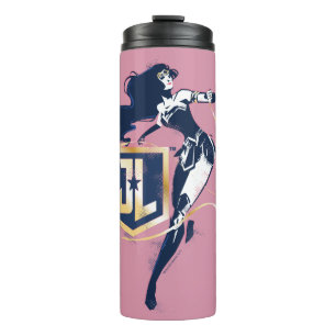 Justizbehörde  Wonder Woman & JL Icon Pop Art Thermosbecher