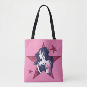 Justizbehörde  Wonder Woman & Stars Pop Kunst Tasche