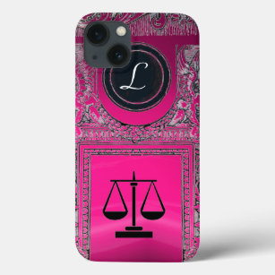 JUSTIZBÜRO, ATTORNEY Monogram Pink Case-Mate iPhone Hülle