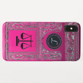 JUSTIZBÜRO, ATTORNEY Monogram Pink Case-Mate iPhone Hülle (Rückseite (Horizontal))