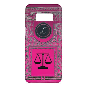 JUSTIZBÜRO, ATTORNEY Monogram Pink Case-Mate Samsung Galaxy S8 Hülle