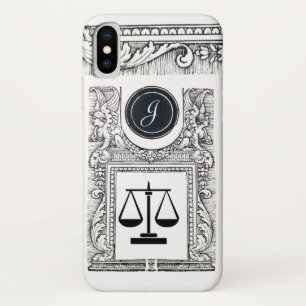 JUSTIZBÜRO,ATTORNEY Monogram White Case-Mate iPhone Hülle