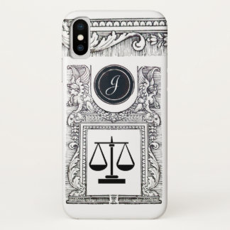 JUSTIZBÜRO,ATTORNEY Monogram White Case-Mate iPhone Hülle