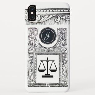 JUSTIZBÜRO,ATTORNEY Monogram White Case-Mate iPhone Hülle