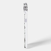 JUSTIZBÜRO,ATTORNEY Monogram White Case-Mate iPhone Hülle (Rückseite / Links)