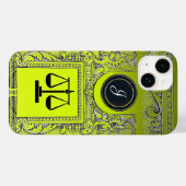 JUSTIZBÜRO, ATTORNEY Monogram Yellow Case-Mate iPhone Hülle (Rückseite (Horizontal))