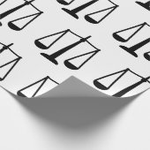 Justizielle Gestaltung für juristische Schulstufen Geschenkpapier (Ecke)